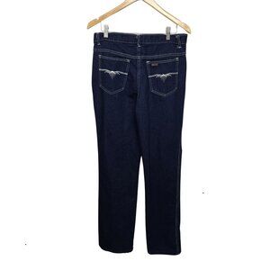 Vintage 80s 90s Sasson Womens Jeans 34 (Fits 32x32) Embroidered Pockets Retro